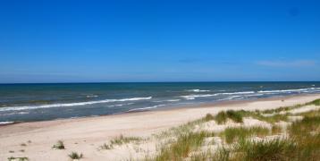 The Baltic Sea coast near Jūrmalciems, Latvia